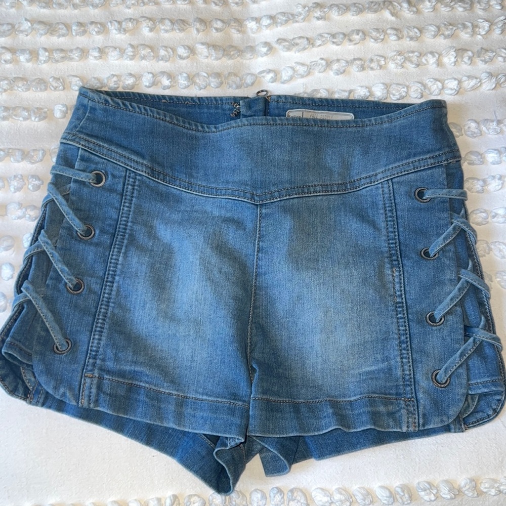 Free People jean shorts